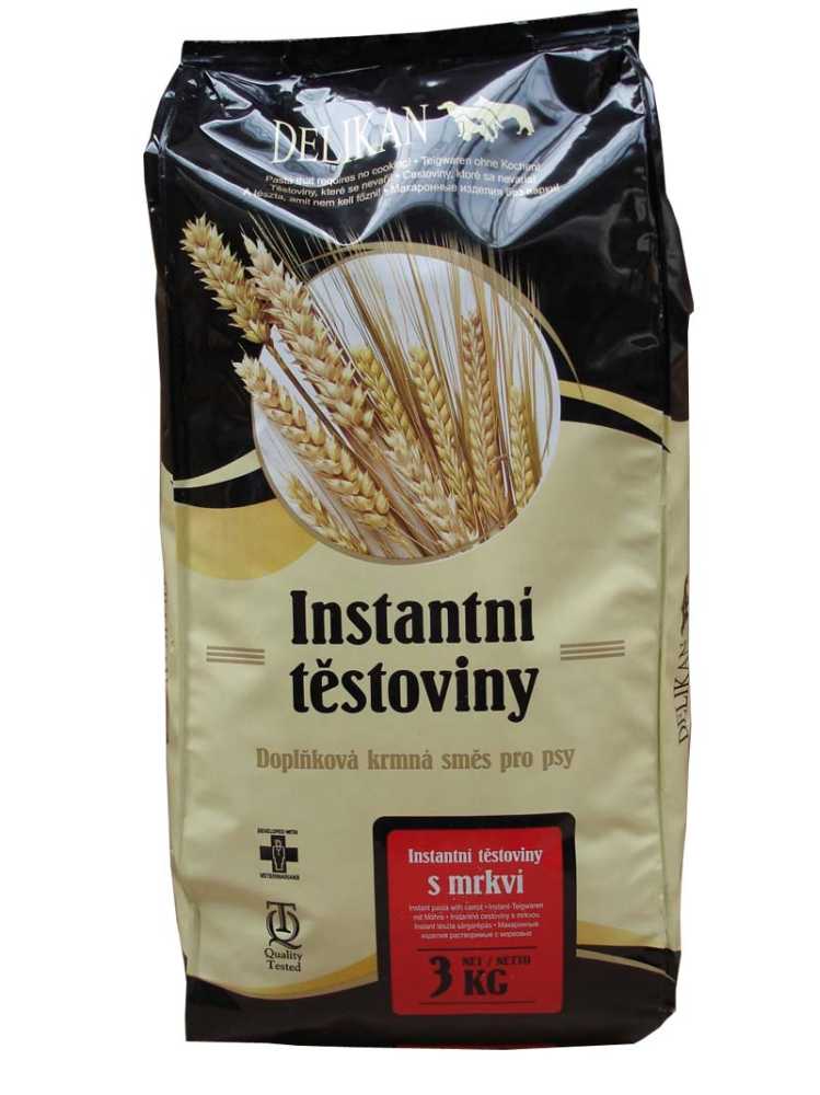 Instantní těstoviny pro psy