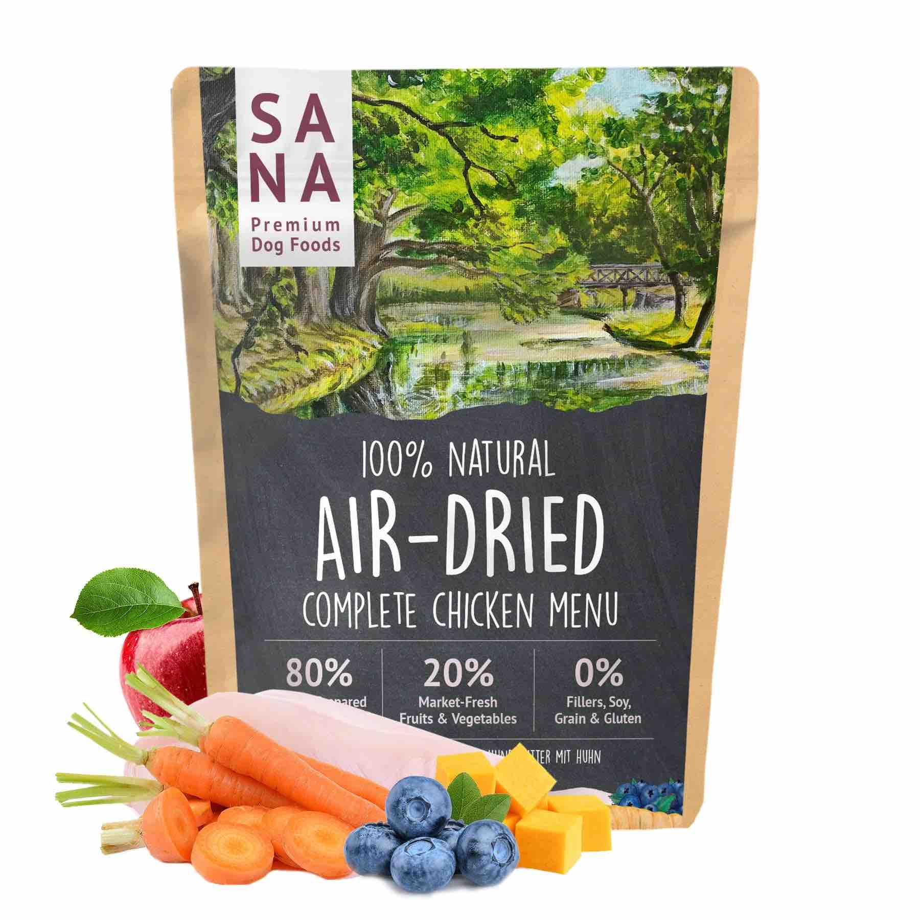 Air Dried Chicken - Sušený BARF z kuřecího masa 2,5 kg - SANA