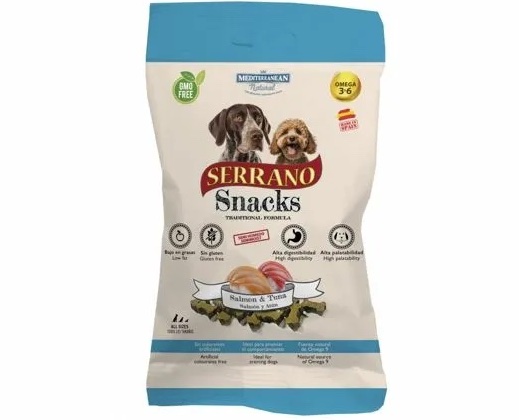 Serrano Snack for Dog Salmon & Tuna 100g