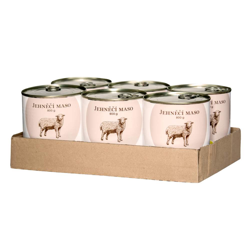 SIX PACK BOHEMIA Jehněčí maso ve vlastní šťávě 6 x 800 g