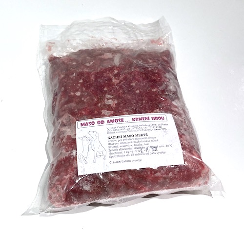 Kachní maso mleté bez kosti 1kg - Maso od Amose