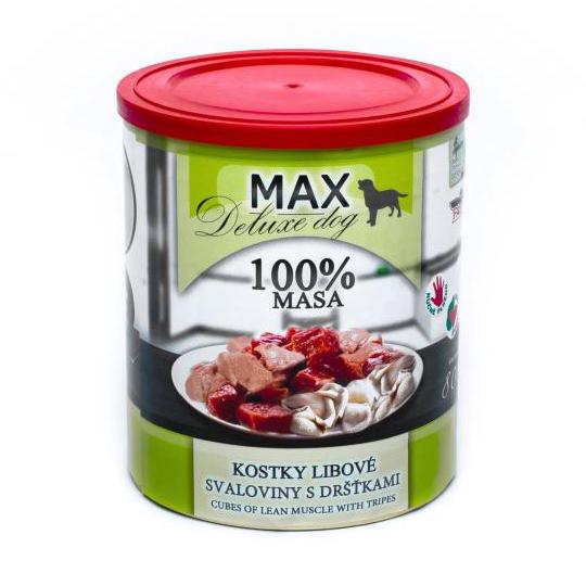 MAX Deluxe Dog Kostky libové svaloviny s dršťkami 800 g - Sokol Falco