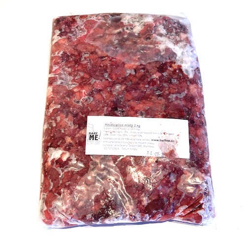Hovězí plíce mleté 1kg - Barf me!