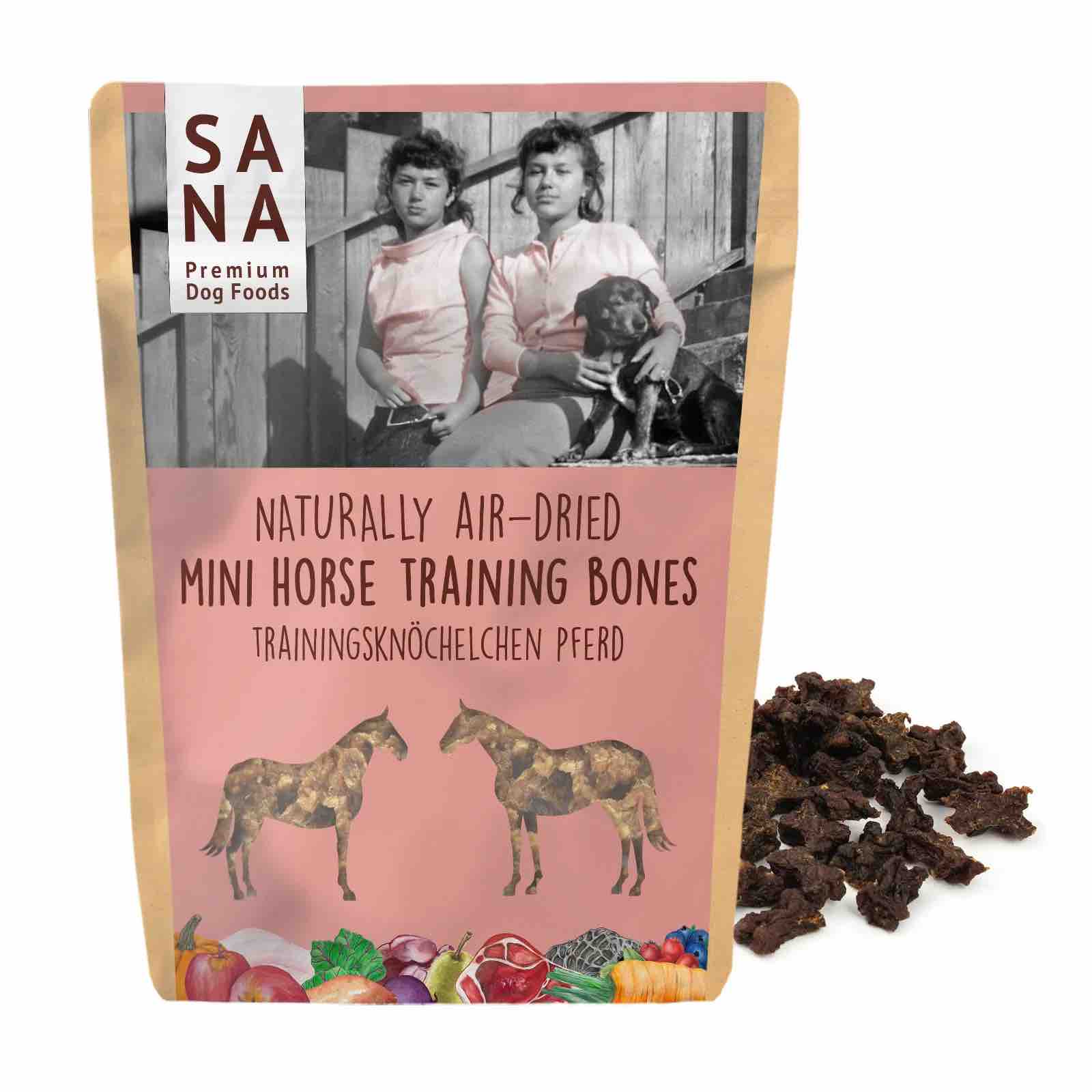 Koňské mini pamlsky 100 g - SANA