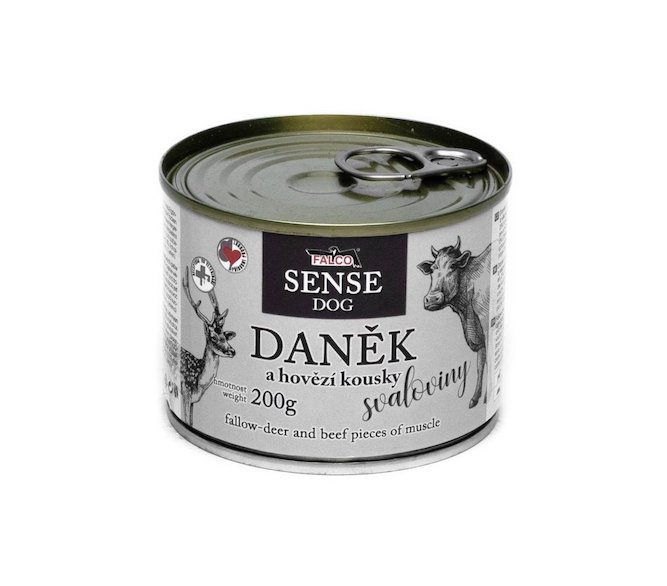 FALCO SENSE DOG daněk a hovězí 200g - Sokol Falco