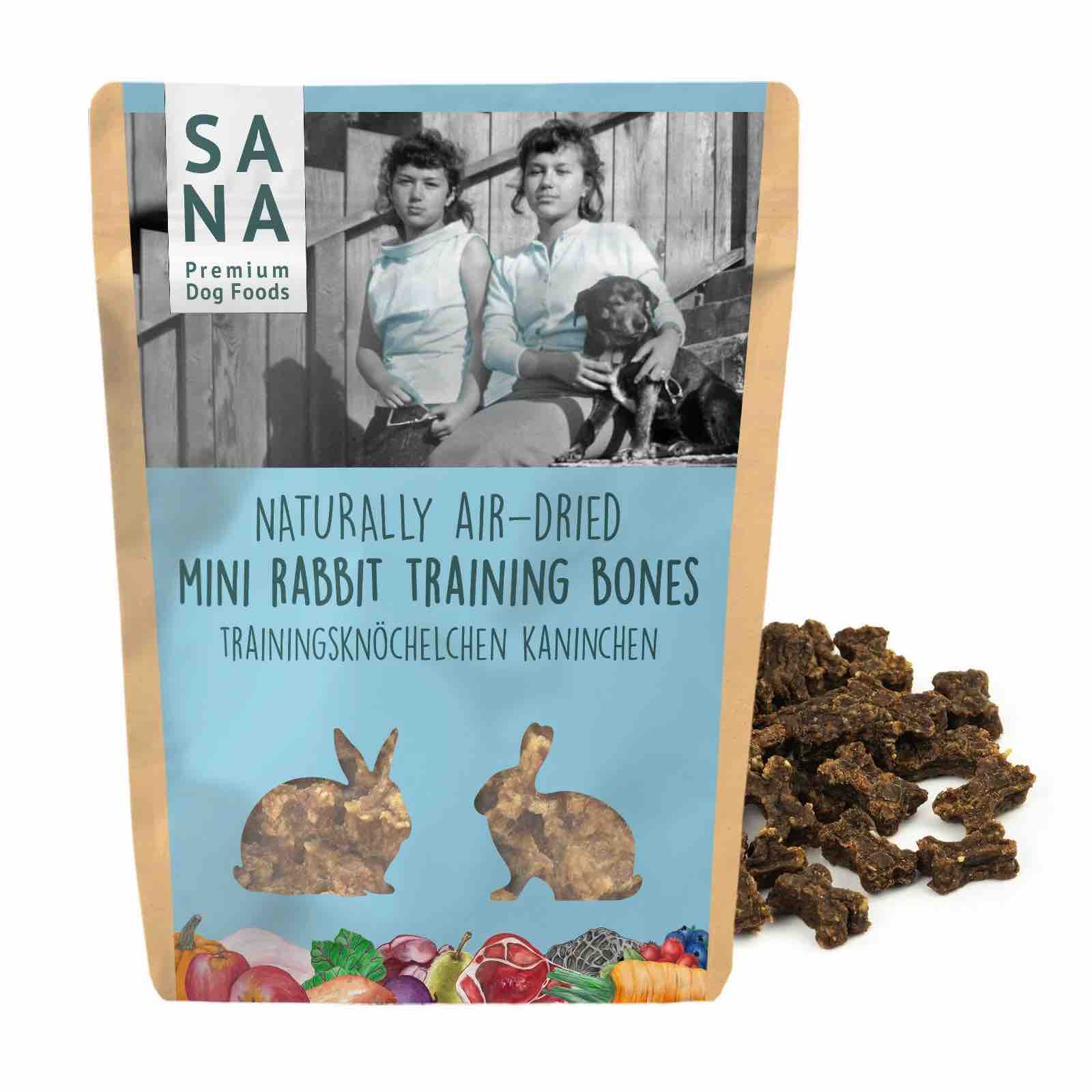 Králičí mini pamlsky 100 g - SANA
