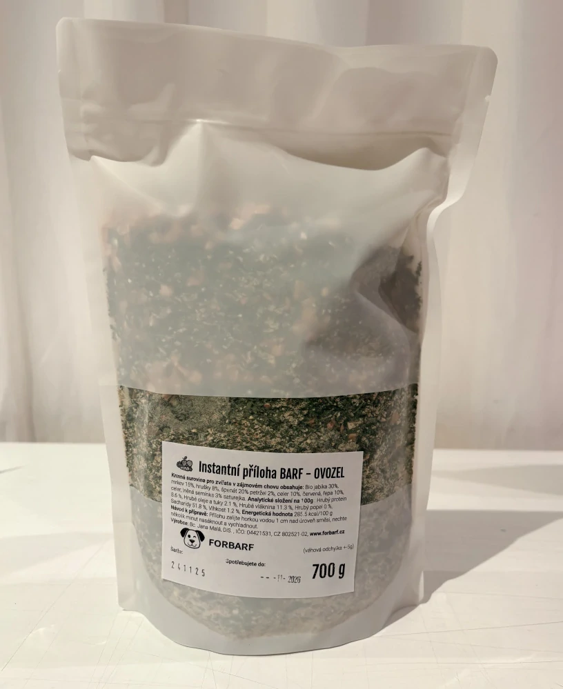 Forbarf | Instantní OVOZEL s bylinkami a semínky 500g