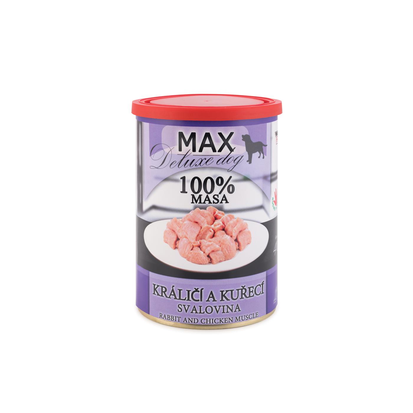 MAX králičí a kuřecí svalovina 400g