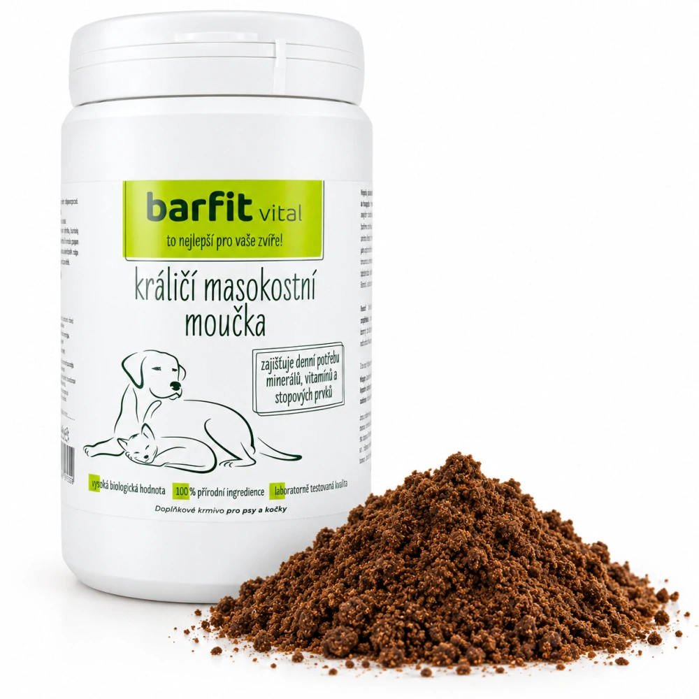 BARFIT Králičí masokostní moučka 800g