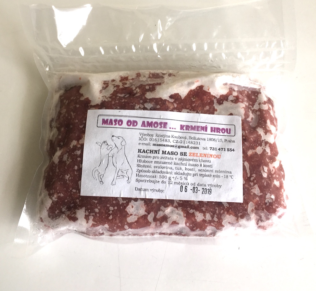 Kachna se zeleninou 500g - Maso od Amose