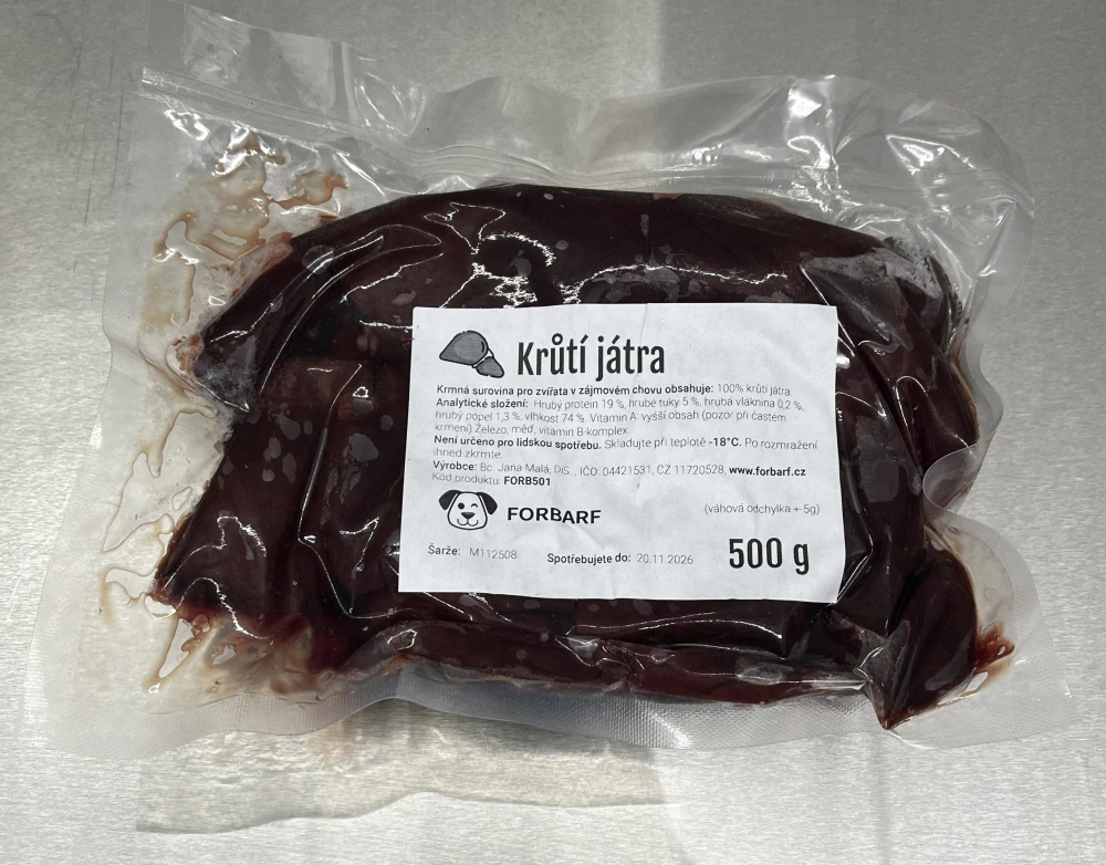 Forbarf | Krůtí játra 500g 