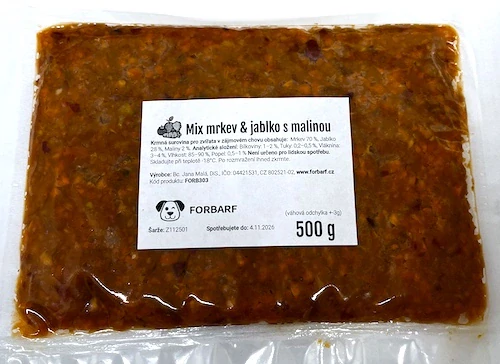 Forbarf | MIX Mrkev & Jablko s malinou 500 g