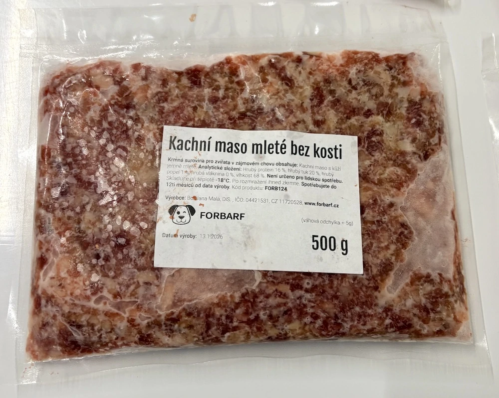 Forbarf | Kachní maso jemně mleté 500 g