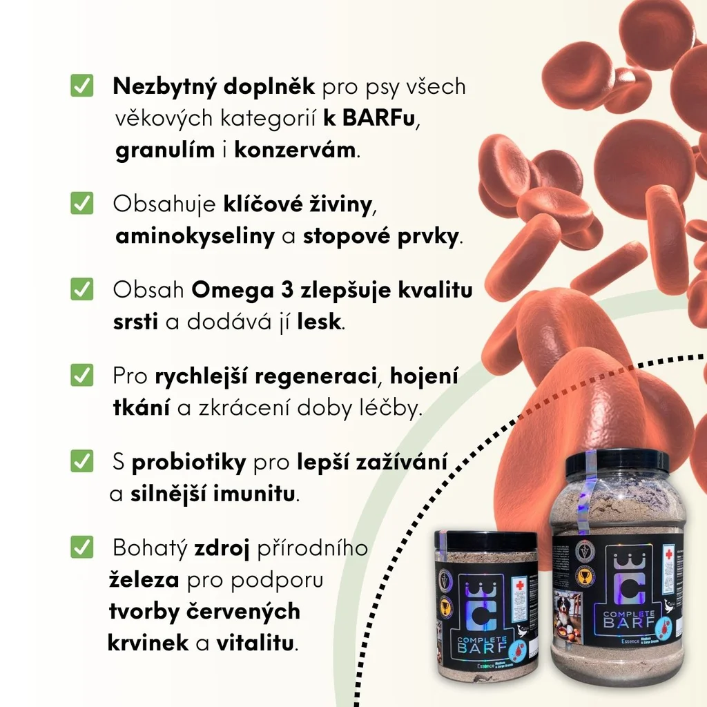 Complete BARF Essence pro malá plemena 220 g