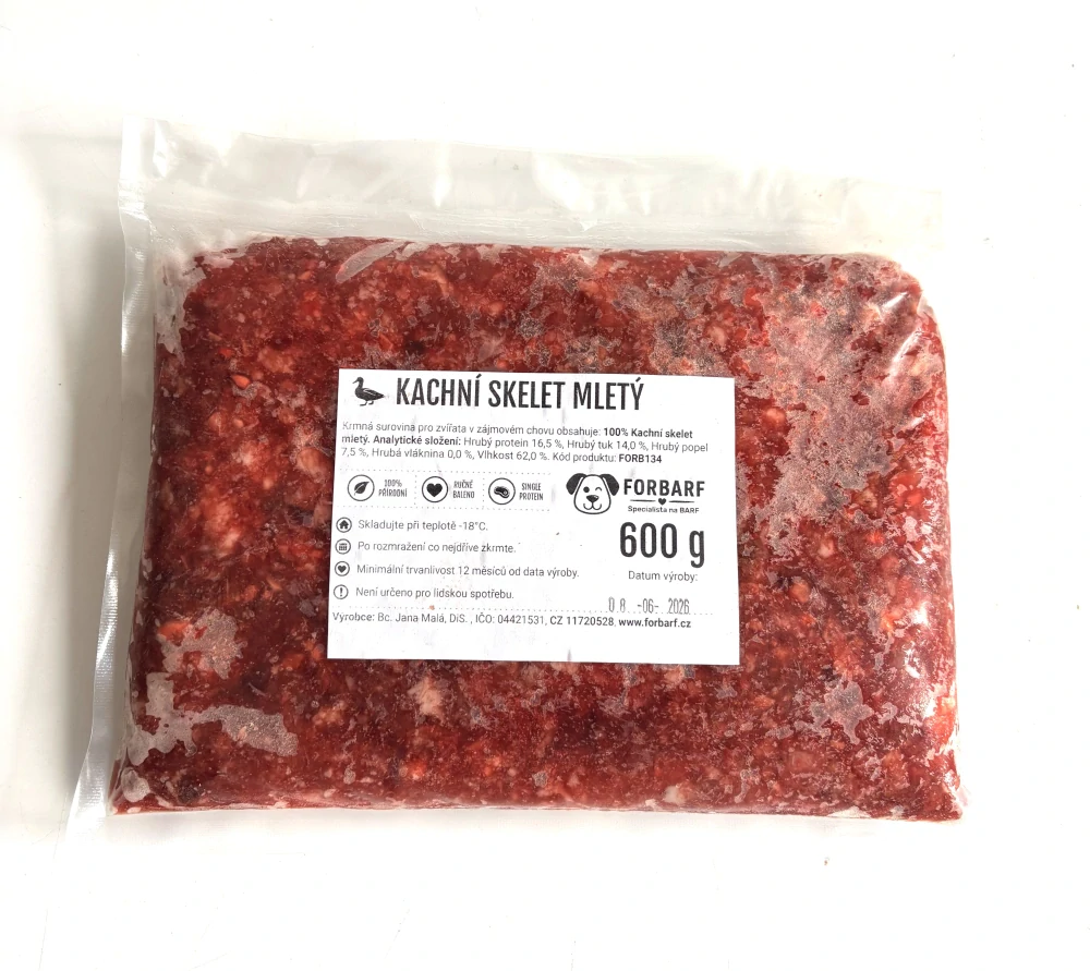 Forbarf | Kachní skelet mletý 600 g