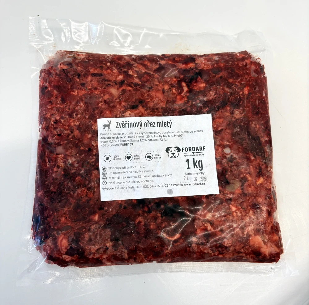 Forbarf | Zvěřinový ořez mletý 500 g