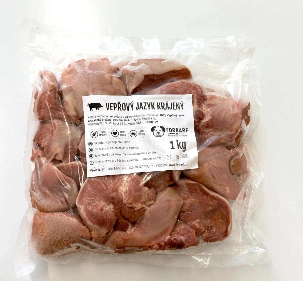 Forbarf | Vepřový jazyk krájený 1 kg