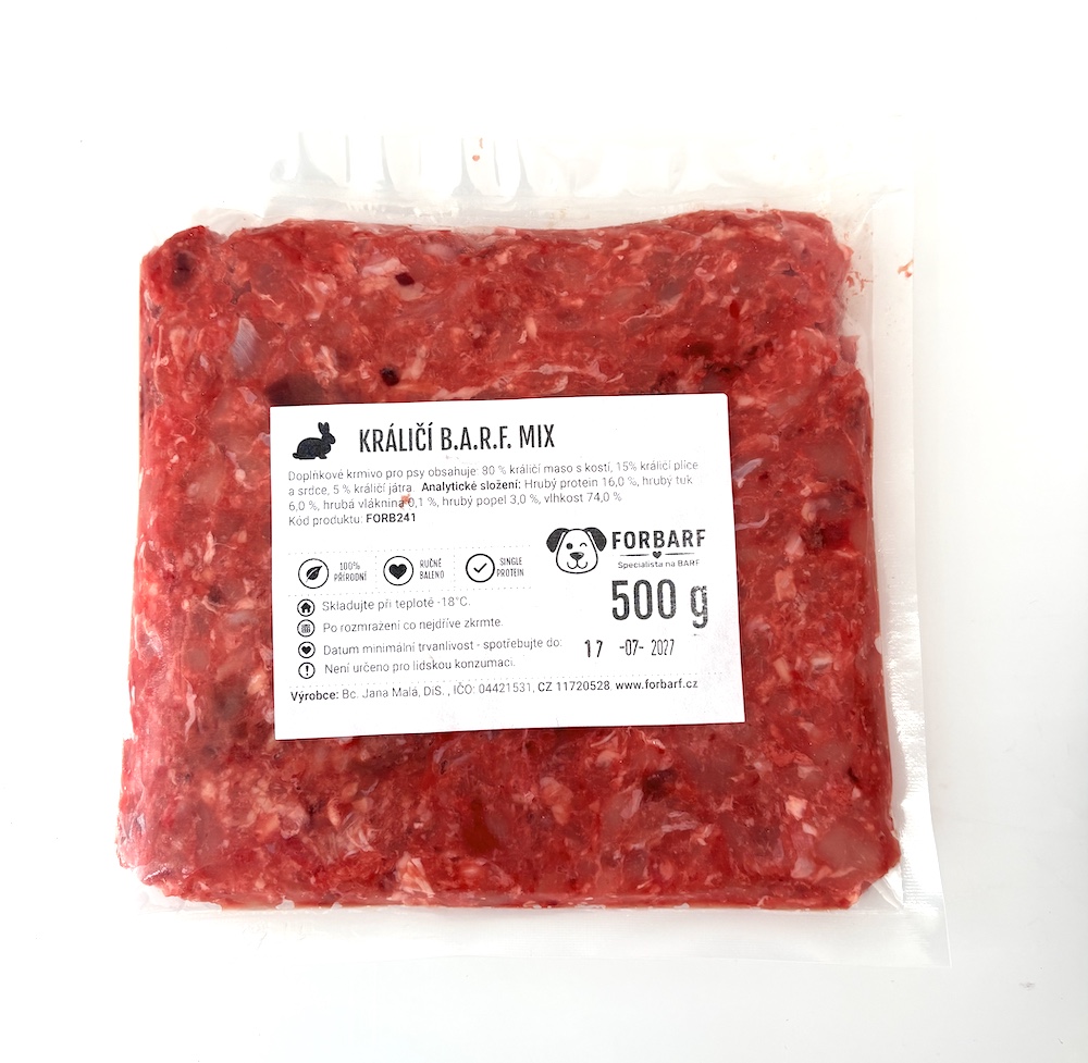 Forbarf | Králičí B.A.R.F. MIX 500g