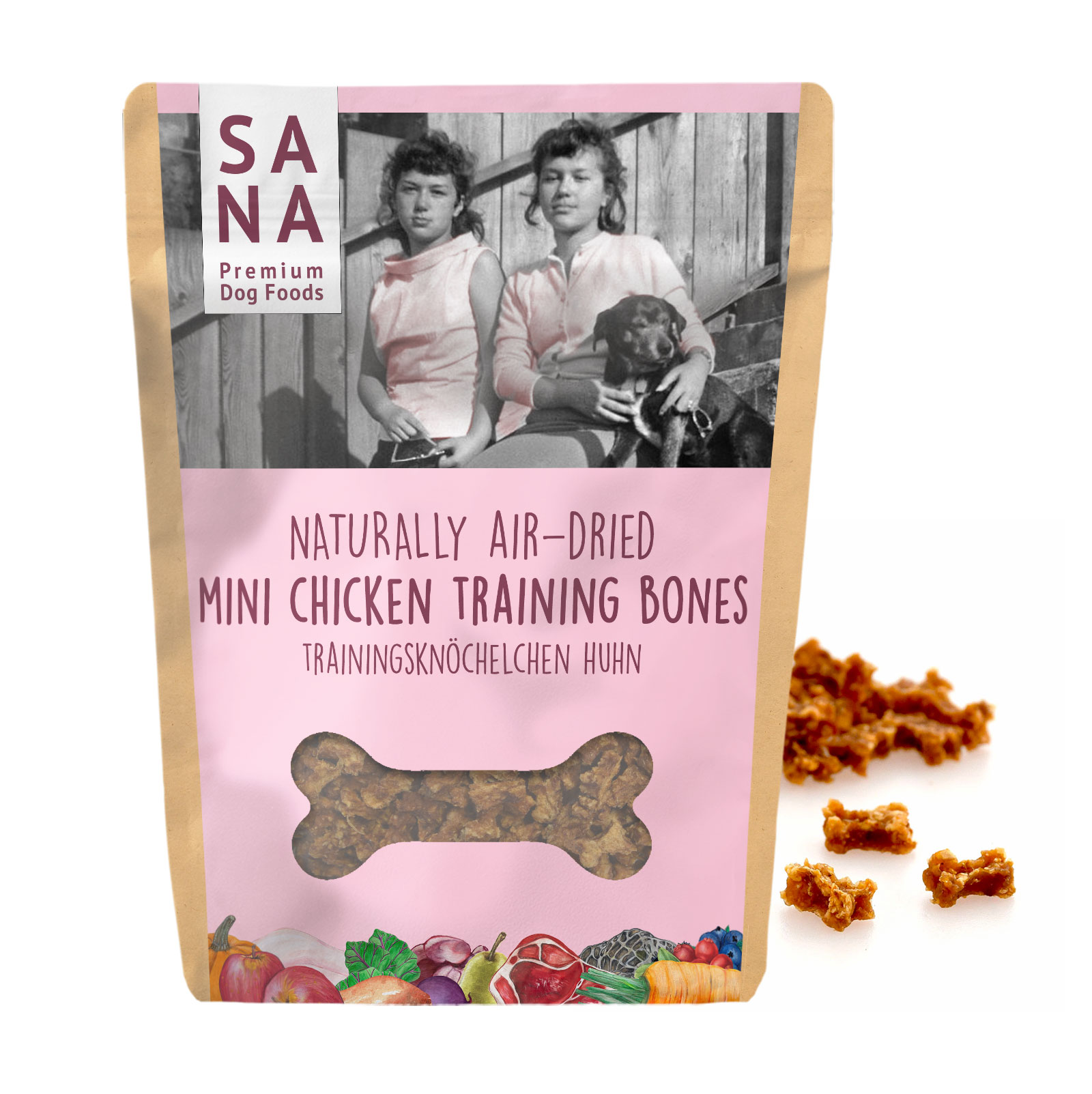 Kuřecí mini pamlsky 100 g - SANA