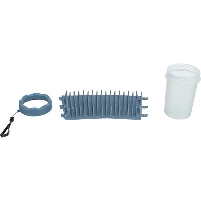 PAW CLEANER - kalíšek k čištění tlapek, silikon/plast, modrá S/M