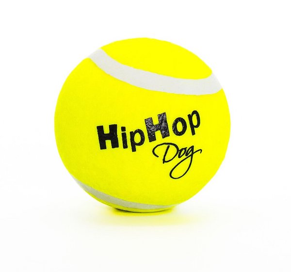 Neonový ve tmě svítící tenis. míč 6,5 cm HIP HOP DOG