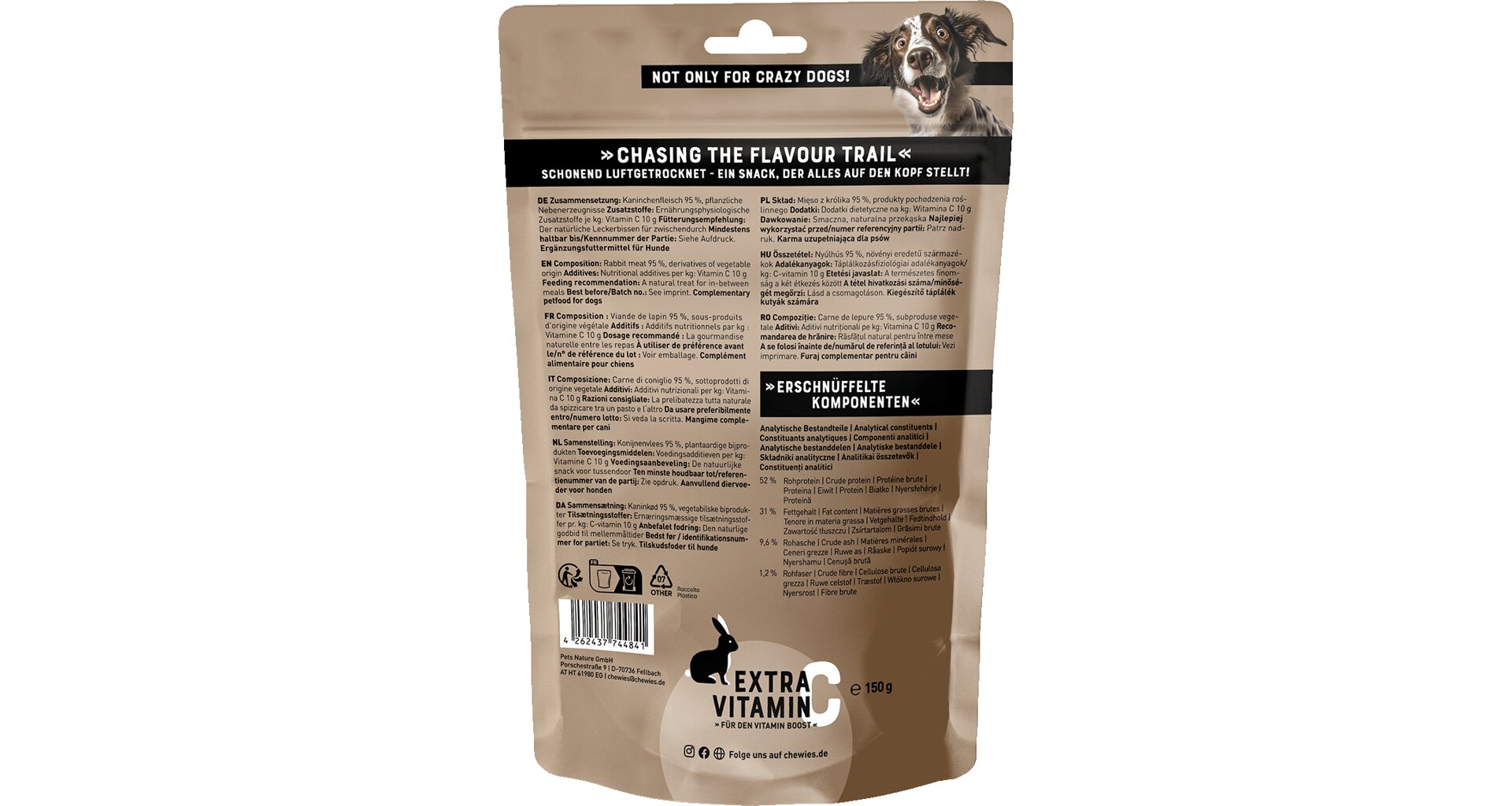 Chewies Fleischstreifen Soft Králičí maso Mini 70 g