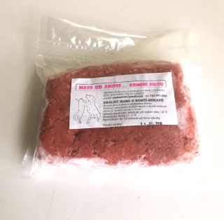 Králičí maso s kostí sekané 500g - Maso od Amose