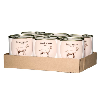SIX PACK BOHEMIA Kozí maso ve vlastní šťávě 6 x 800 g 