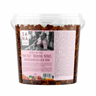 Hovězí mini pamlsky (kyblík) 1 kg - SANA  
