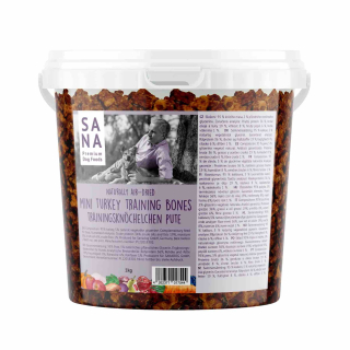 Krůtí mini pamlsky (kyblík) 1 kg - SANA 