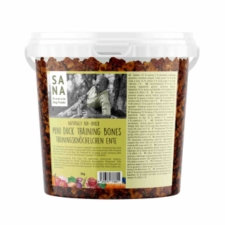 Kachní mini pamlsky (kyblík) 1 kg - SANA 
