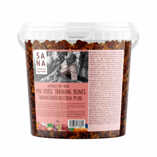 Koňské mini pamlsky (kyblík) 1 kg - SANA 