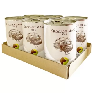 SIX PACK BOHEMIA Krocaní maso ve vlastní šťávě 6 x 400 g 