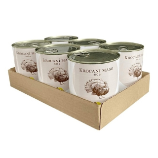 SIX PACK BOHEMIA Krocaní maso ve vlastní šťávě 6 x 800 g