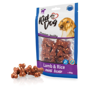 KIDDOG Jehněčí maso s rýží MINI kostičky 80 g