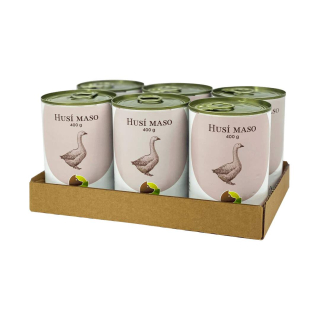 SIX PACK BOHEMIA Husí maso ve vlastní šťávě 6 x 400 g