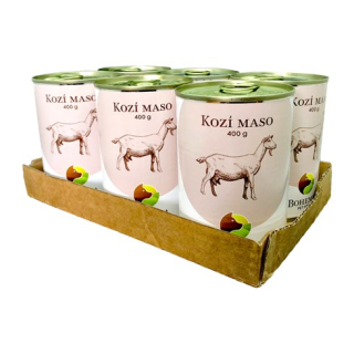 SIX PACK BOHEMIA Kozí maso ve vlastní šťávě 6 x 400 g 