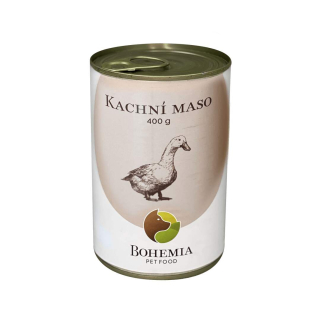SIX PACK BOHEMIA Kachní maso ve vlastní šťávě 6 x 400 g - Bohemia Pet Food  