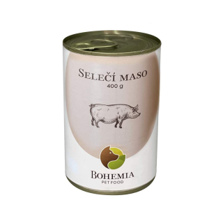 Selečí maso ve vlastní šťávě 400 g - Bohemia Pet Food  