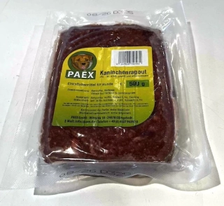 PAEX Králičí hrubomleté ragu 500g (Kaninchenragout)