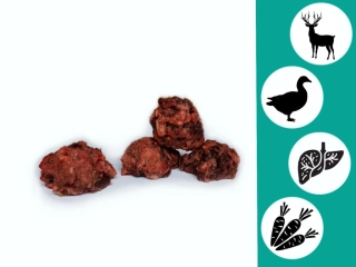 B.A.R.F. HOTOVKA - Zvěřinový mix 1kg - Do psí misky