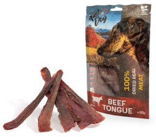 KIDDOG SUPER PREMIUM 100% hovězí jazyk, tenké plátky 50 g