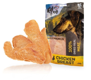 KIDDOG SUPER PREMIUM 100% kuřecí prsa, tenké plátky 50 g
