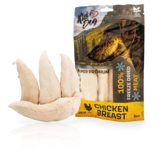 KIDDOG SUPER PREMIUM 100% kuřecí celá prsa sušená mrazem 50 g (3-4 ks)