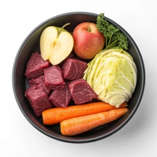 Forbarf | MIX Jelení ořez mletý & Jablko, Mrkev a Zelí 500g 