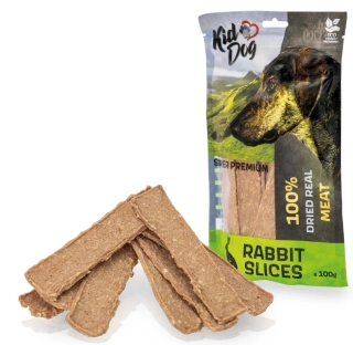 KIDDOG SUPER PREMIUM 100% králík - maso bez aditiv 100 g