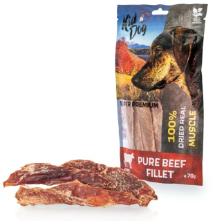 KIDDOG SUPER PREMIUM 100% hovězí čistá svalovina bez aditiv 70 g