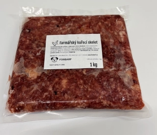 Forbarf | Farmářský kuřecí skelet mletý 1 kg