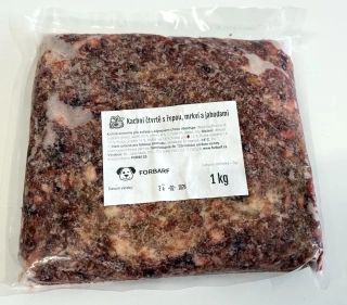 Forbarf | Kachní čtvrtě s řepou, mrkví a jahodami 1 kg