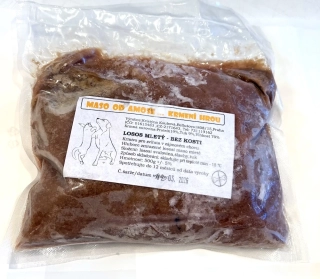 Losos mletý BEZ KOSTI 500g - Maso od Amose